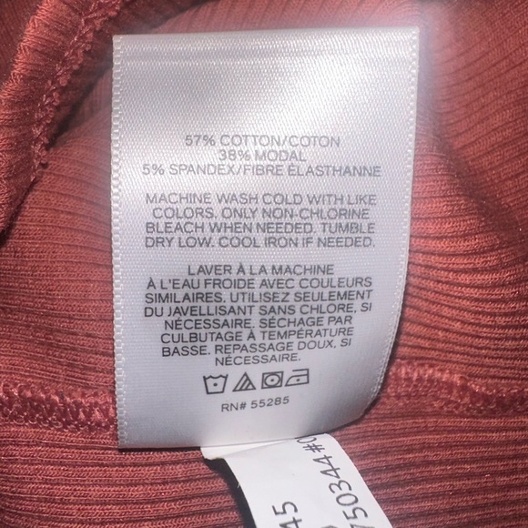 Express Pink Fitted Ribbed Tank Top - Picture 6 of 6